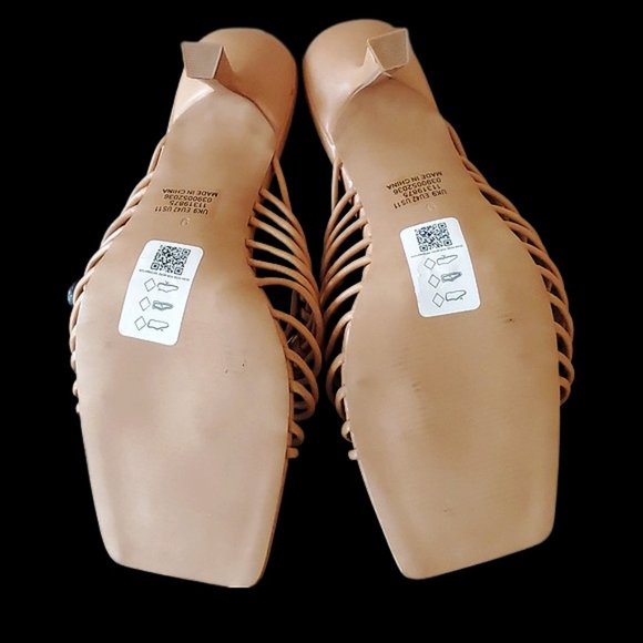 OSOS Design Tan Strappy Sandals - Picture 4 of 5